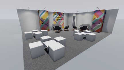 Sponsoring of a public lounge area