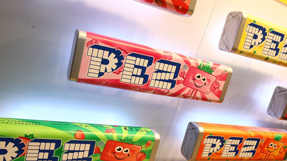 PEZ candy wall decoration
